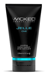 Wicked Jelle Chill Anal Gel Lube 120ml Water Based Lubes